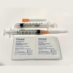 Pack of 10: 3ml Syringes with 25G 1.5” Needles + 10 FREE Alcohol Pads - Anabolic Steroids For Sale - Gomeisa Labs